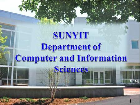 1. What Are We Covering Today? Welcome Info about faculty and staff General information Information about computing-related programs Useful and practical.