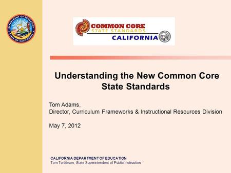 Understanding the New Common Core State Standards