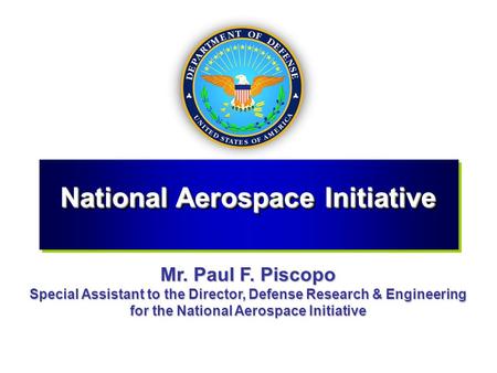 National Aerospace Initiative