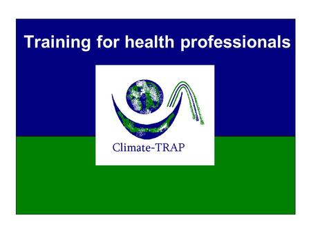 Training for health professionals. 2 Overview Direct and indirect impacts Projected health impacts Global health impacts.