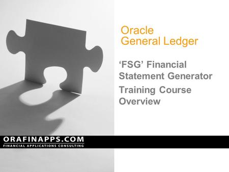 FSG Training : Course Aims