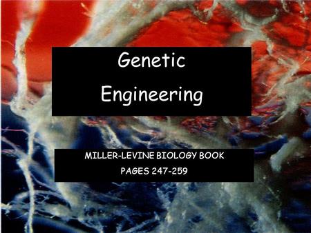 MILLER-LEVINE BIOLOGY BOOK