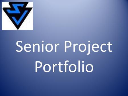 Senior Project Portfolio