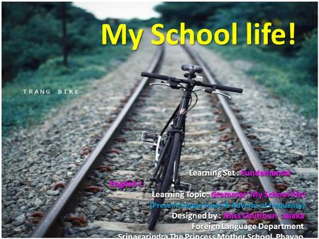 My School life! Learning Set : Fundamental English 1