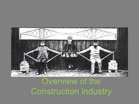Overview of the Construction Industry. History Traditional Limits on Construction Options Mud Brick, aka Adobe, in West Africa.