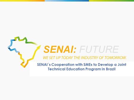 SENAI´s Cooperation with SMEs to Develop a Joint Technical Education Program in Brazil.