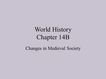 World History Chapter 14B