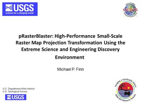 PRasterBlaster: High-Performance Small-Scale Raster Map Projection Transformation Using the Extreme Science and Engineering Discovery Environment U.S.
