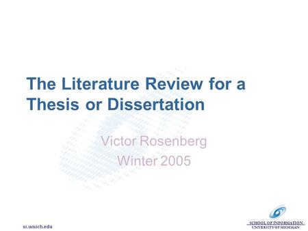 critical literature review powerpoint