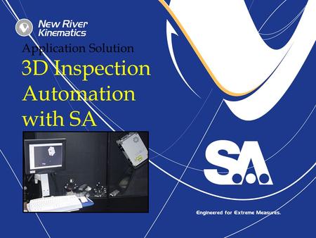 Application Solution 3D Inspection Automation with SA.