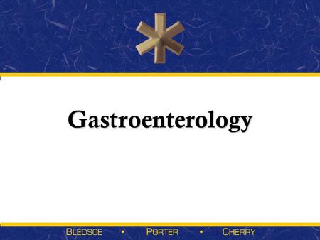 Gastroenterology.