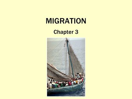 MIGRATION Chapter 3.