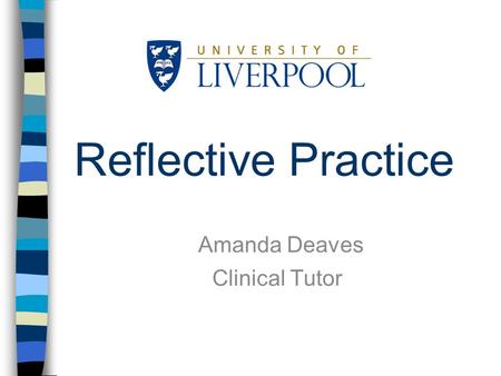 Amanda Deaves Clinical Tutor