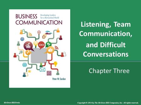 Listening, Team Communication, and Difficult Conversations