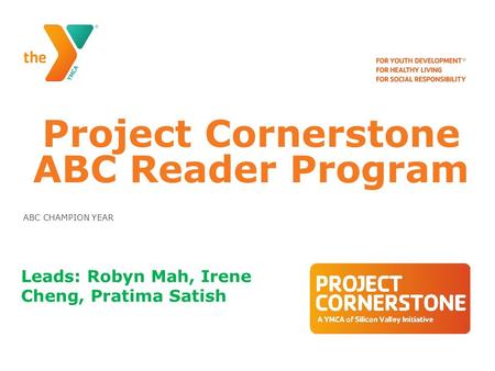 Project Cornerstone ABC Reader Program