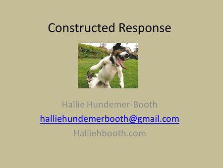 Hallie Hundemer-Booth Halliehbooth.com