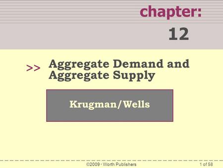 12 chapter: >> Aggregate Demand and Aggregate Supply