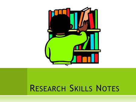 Research Skills Notes.