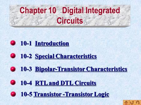 Chapter 10 Digital Integrated Circuits