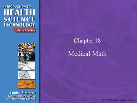 Chapter 18 Medical Math.