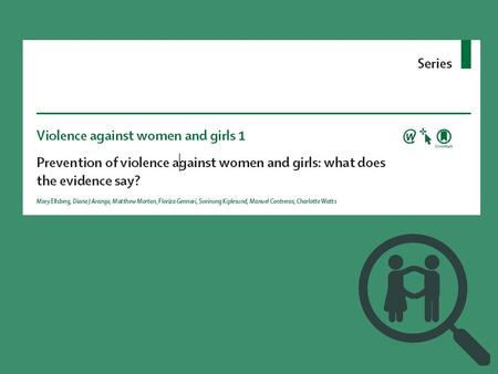 FGFDDFFG. Aim methods Aim and methods Aim: To present the most complete synthesis possible on what works to reduce and prevent violence against women.