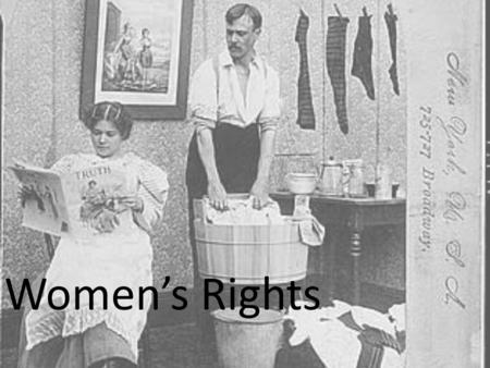 Women’s Rights. The Birth Control Movement Some reform women worked to censure pornography, abolish prostitution and “white slavery” (today called trafficking.