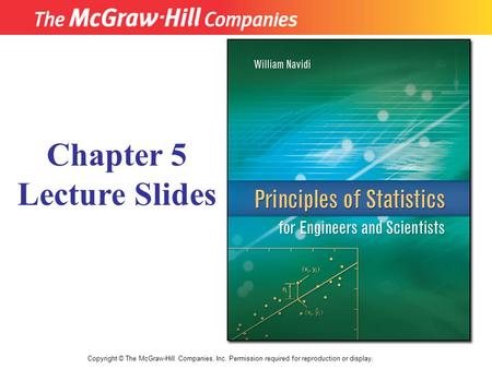 Chapter 5 Lecture Slides