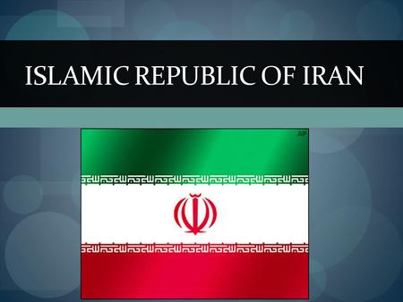 Islamic republic of iran