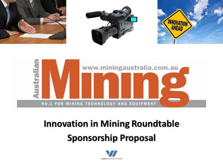 Innovation in Mining Roundtable Sponsorship Proposal.