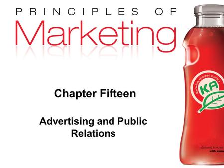Advertising and Public Relations