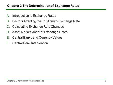 2.A Introduction to Exchange Rates (1)