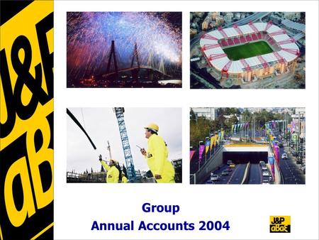 Group Annual Accounts 2004. 2 Financial Highlights – 2004 vs 2003 Headline figures * Turnover -8.9% to €476.9 m * Gross Profit -6.9% to €73.4 m * EBITDA.