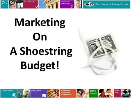 Marketing On A Shoestring Budget!. Introduction Proven Strategies from Successful Partners – Partnerships – Social Media – Vendors Questions to Ask Yourself.
