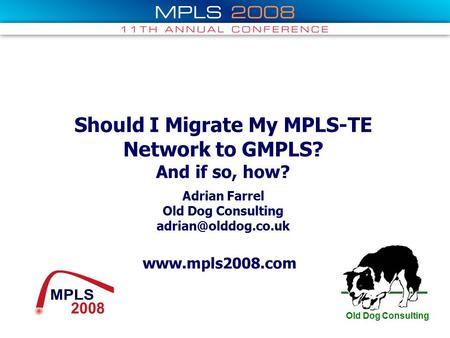 Should I Migrate My MPLS-TE Network to GMPLS. And if so, how