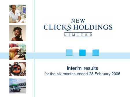 Interim results for the six months ended 28 February 2006.