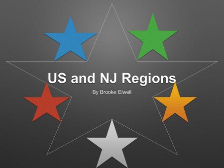 US and NJ Regions By Brooke Elwell.