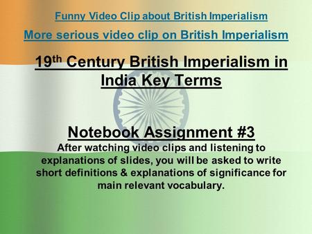 Funny Video Clip about British Imperialism