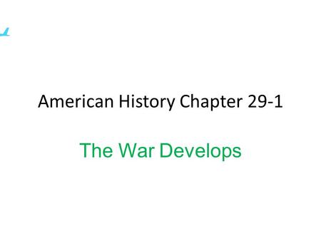 American History Chapter 29-1