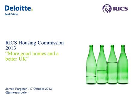 RICS Housing Commission 2013