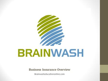 Business Insurance Overview Brainwasheducationonline.com.