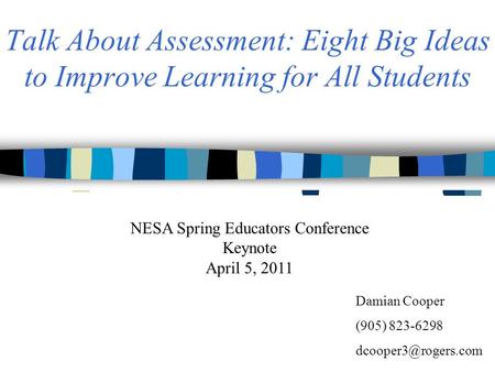 NESA Spring Educators Conference Keynote