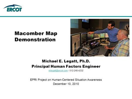 Macomber Map Demonstration