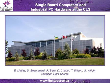 Single Board Computers and Industrial PC Hardware at the CLS