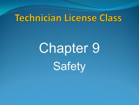 Chapter 9 Safety. Electrical Safety An electrical current flowing through the human body can cause injuries in the following ways: Heating of body tissue.