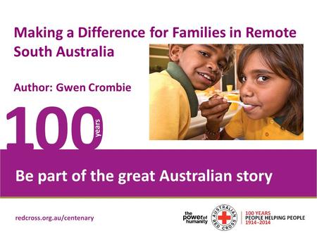 Red Cross commitment to Aboriginal and Torres Strait Islander People