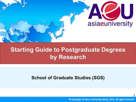 School of Graduate Studies (SGS)