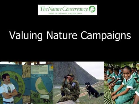 Valuing Nature Campaigns. Communicating the benefits of Mexico’s protected areas Studied the goods and services provided by the country’s protected areas.
