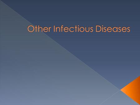Other Infectious Diseases