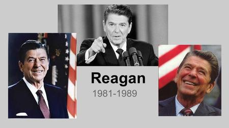 Reagan 1981-1989. Domestic-Influence of Nixon Reagan was the most important political figure of the age. He made it successful not solely responsible.