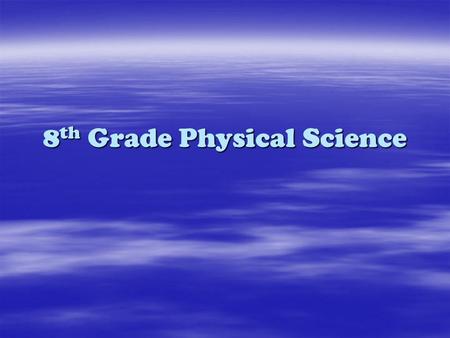 8 th Grade Physical Science. Force and Motion  Speed is how fast an object is moving.  Speed =  You can also use this formula to find the distance.